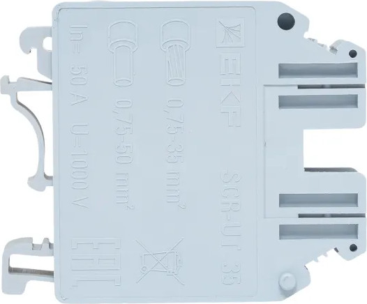 Изображение товара Клеммная колодка EKF scr-ut-35-g (серый)