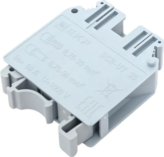 Изображение товара Клеммная колодка EKF scr-ut-35-g (серый)