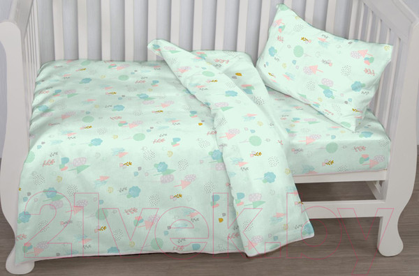 Изображение товара Комплект постельный для малышей АртПостель Зайчата 922