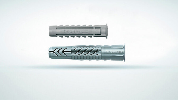 Изображение товара Дюбель универсальный FISCHER UX 10x60 S / 90874f (4шт, с шурупом с шестигранной головкой)