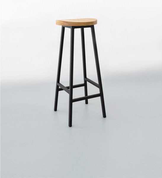 Изображение товара Табурет барный Stal-Massiv SMH-78 (дуб натуральный/черный)