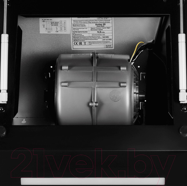 Изображение товара Вытяжка наклонная Maunfeld Amber 60 Glass (черный)