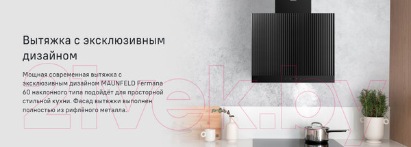 Изображение товара Вытяжка наклонная Maunfeld Fermana 60 (золото)