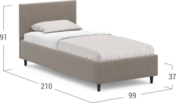 Изображение товара Односпальная кровать Moon Family 1259 / MF011715