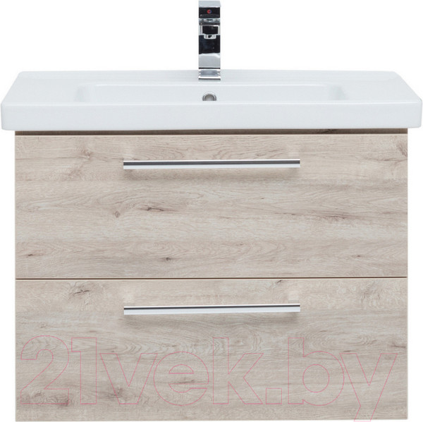 Изображение товара Тумба с умывальником Dreja Gio 80 / 77.0104D + Эйфория 80 (дуб кантри)