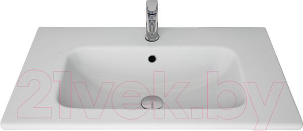 Изображение товара Тумба с умывальником Dreja Gio 80 / 77.0104D + Эйфория 80 (дуб кантри)