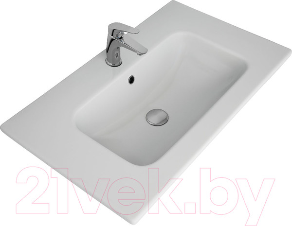 Изображение товара Тумба с умывальником Dreja Gio 80 / 77.0104D + Эйфория 80 (дуб кантри)