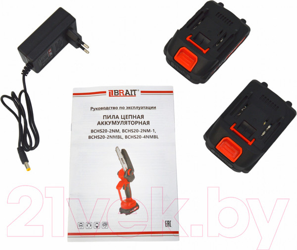 Изображение товара Пила цепная аккумуляторная Brait BCHS20-2NMBL