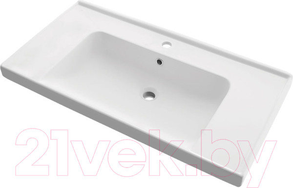 Изображение товара Тумба с умывальником Dreja Grace 90 / 99.0903 + Грэйс 90 (белый глянцевый)