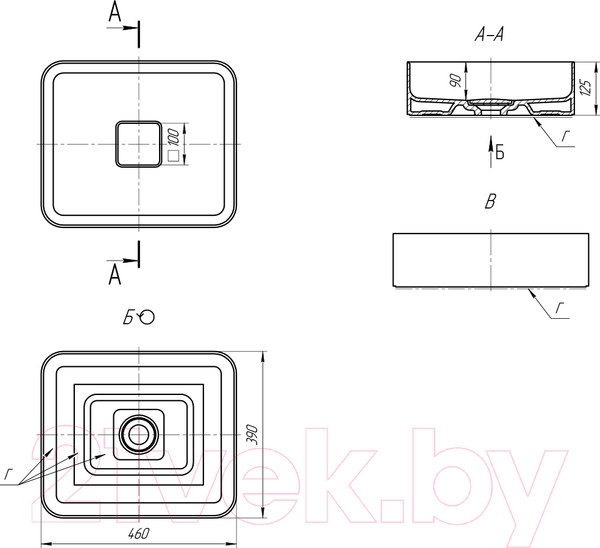 Изображение товара Тумба с умывальником Dreja Insight 80 + Джой 45