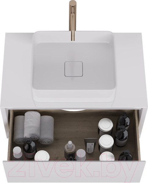 Изображение товара Тумба с умывальником Dreja Insight 80 + Триумф