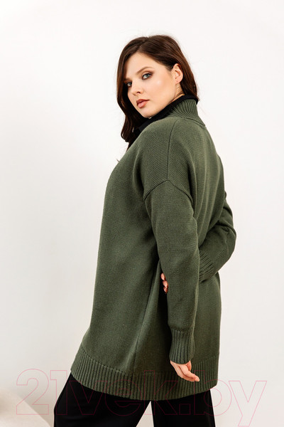 Изображение товара Кардиган Romgil РВ0089-ШЕ5 (р.170-96-102, оливковый)