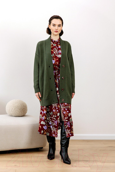 Изображение товара Кардиган Romgil РВ0089-ШЕ5 (р.170-96-102, оливковый)