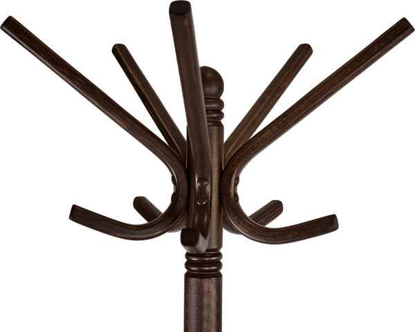 Изображение товара Вешалка для одежды Мебелик В 8Н (темно-коричневый)