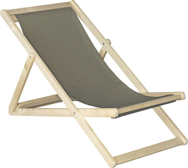 Изображение товара Шезлонг Мебелик Светло-серый