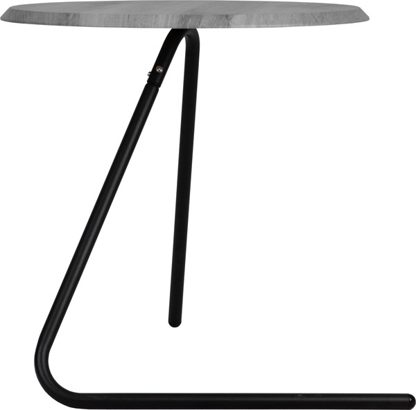 Изображение товара Журнальный столик Мебелик Дуэт 7 (орех гикори grey/черный)