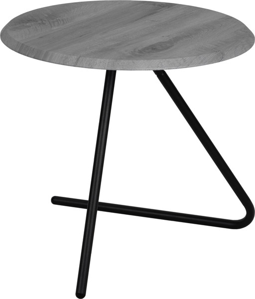 Изображение товара Журнальный столик Мебелик Дуэт 7 (орех гикори grey/черный)