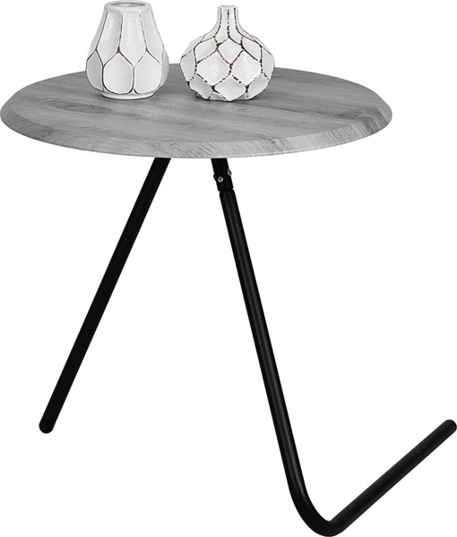 Изображение товара Журнальный столик Мебелик Дуэт 7 (орех гикори grey/черный)