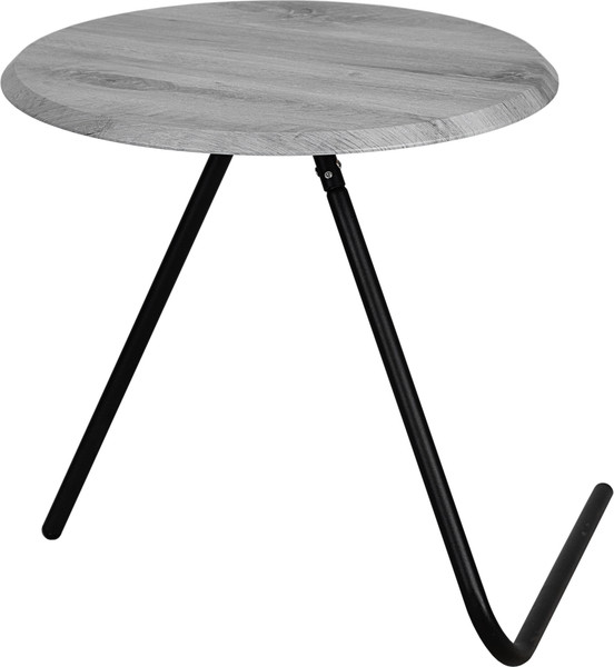 Изображение товара Журнальный столик Мебелик Дуэт 7 (орех гикори grey/черный)