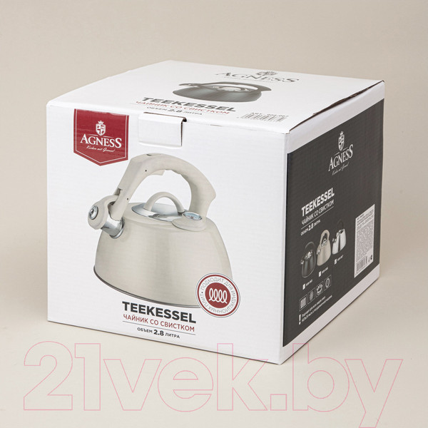 Изображение товара Чайник со свистком Agness 908-067