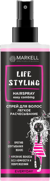 Изображение товара Спрей для волос Markell Professional Легкое расчесывание (195мл)