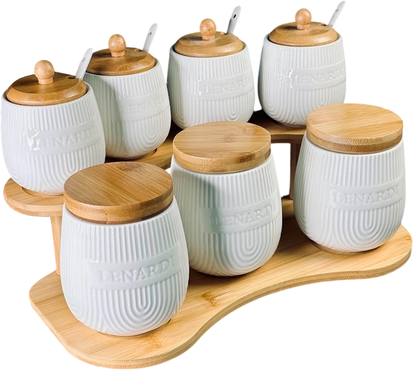 Изображение товара Набор емкостей для хранения Lenardi Bamboo 140-075 (3шт)