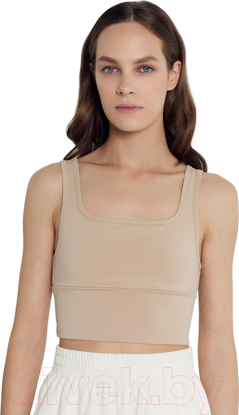 Изображение товара Топ спортивный Mark Formelle 302756-1 (р.164/170-88-94, бежевый)