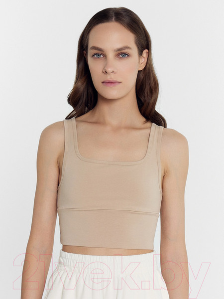 Изображение товара Топ спортивный Mark Formelle 302756-1 (р.164/170-88-94, бежевый)