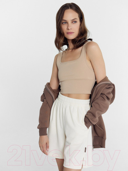 Изображение товара Топ спортивный Mark Formelle 302756-1 (р.164/170-88-94, бежевый)