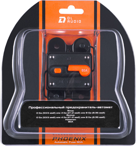 Изображение товара Предохранитель для автомобиля DL Audio Phoenix Automatic Fuse 80A