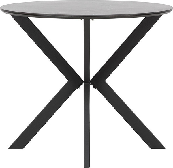Изображение товара Обеденный стол Импэкс Leset Хокку (черный/черный мрамор)