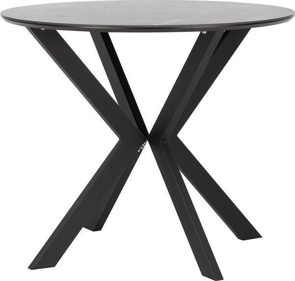 Изображение товара Обеденный стол Импэкс Leset Хокку (черный/черный мрамор)