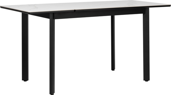 Изображение товара Обеденный стол Импэкс Leset Айлин 2Р (черный/белый мрамор)