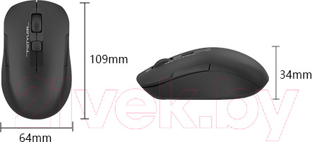 Изображение товара Мышь A4Tech Fstyler FG16CS Air2 (черный)
