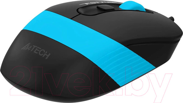 Изображение товара Мышь A4Tech Fstyler FM10S (черный/синий)