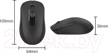 Изображение товара Мышь A4Tech Fstyler FG15C Air2 (черный)