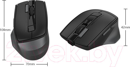 Изображение товара Мышь A4Tech Fstyler FB45CS Air2 (серый)