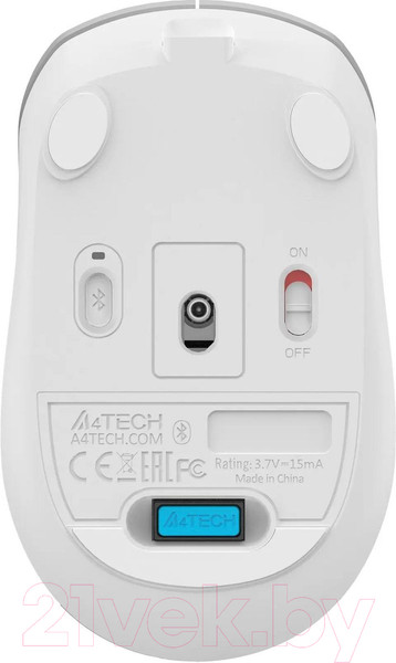 Изображение товара Мышь A4Tech Fstyler FB26CS Air2 (серебристый/белый)