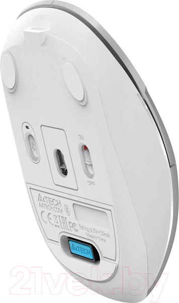 Изображение товара Мышь A4Tech Fstyler FB26CS Air2 (серебристый/белый)