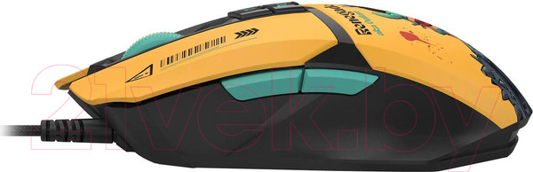 Изображение товара Мышь A4Tech Bloody W63 Max Renegade (желтый/рисунок)