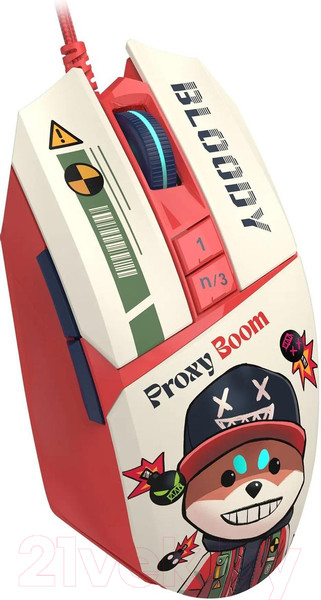 Изображение товара Мышь A4Tech Bloody W63 Max Proxy Boom (рисунок)