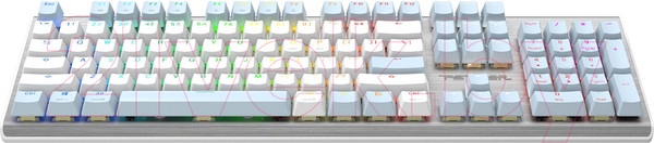 Изображение товара Клавиатура A4Tech Fstyler FS100 Neon (синий/белый)