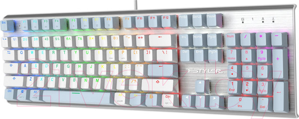 Изображение товара Клавиатура A4Tech Fstyler FS100 Neon (синий/белый)