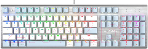 Изображение товара Клавиатура A4Tech Fstyler FS100 Neon (синий/белый)