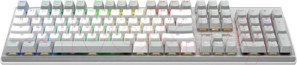 Изображение товара Клавиатура A4Tech Fstyler FS100 Neon (серый/белый)