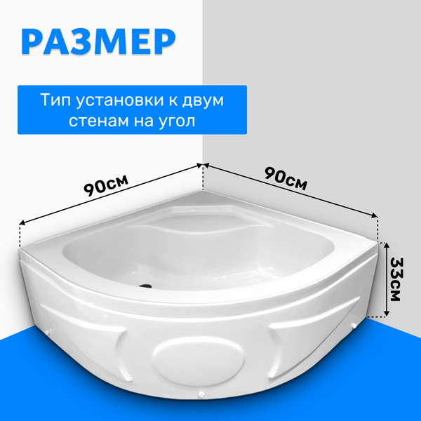 Изображение товара Душевой поддон Saniteco Т005 (80х80)