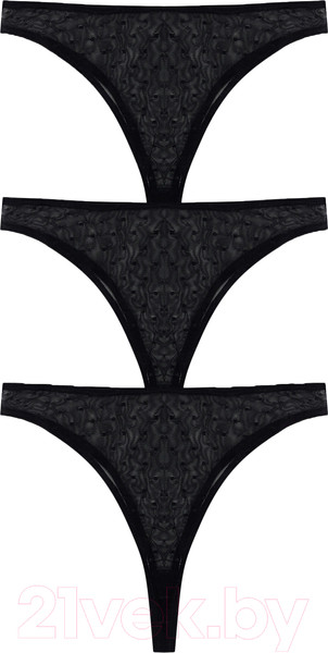 Изображение товара Комплект женских трусов Mark Formelle 412526-3 (р.94, черный)