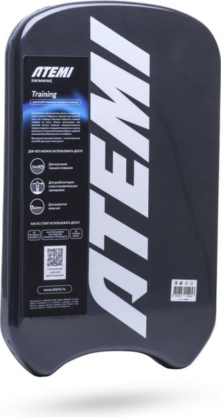 Изображение товара Доска для плавания Atemi Training kickboard / TKD1BK (черный)