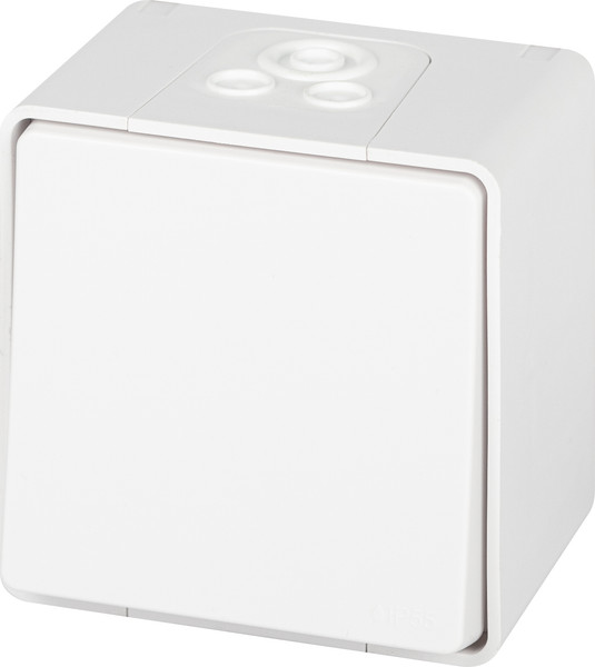 Изображение товара Выключатель ЭРА Эксперт 11-1501-01 / Б0063250 (белый)