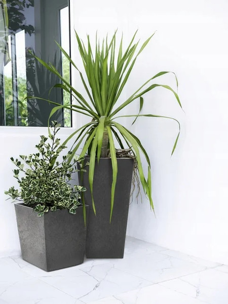Изображение товара Кашпо Multy Home Sonata Planter EU5100011 (серебристо-серый)